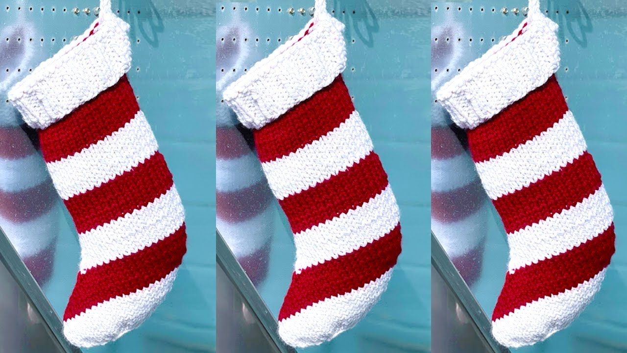 Chunky Christmas Stocking Knitting Pattern YouTube Chunky Christmas Stocking Knitting Pattern YouTube