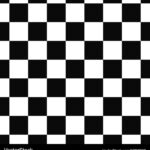 Classic Black And White Checkerboard Pattern Vector Image