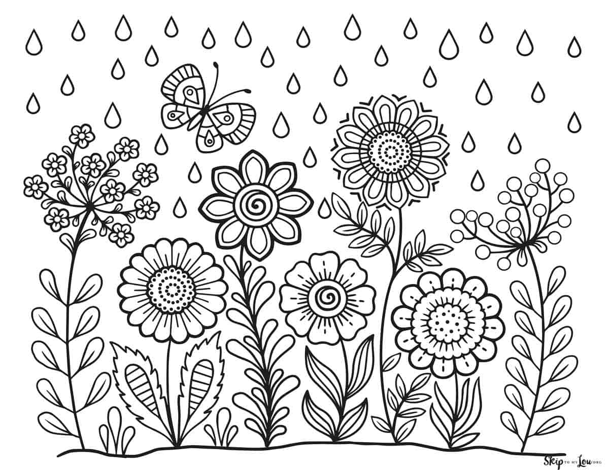 Clearance Spring Coloring Sheets Free Printable 2025