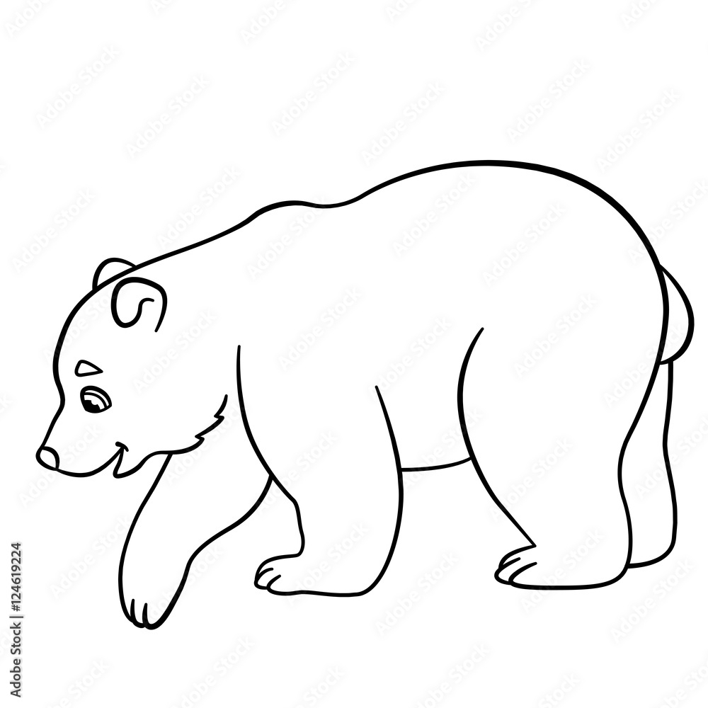 Coloring Pages Little Cute Baby Polar Bear Stock Vector Adobe Stock Coloring Pages Little Cute Baby Polar Bear Stock Vector Adobe Stock