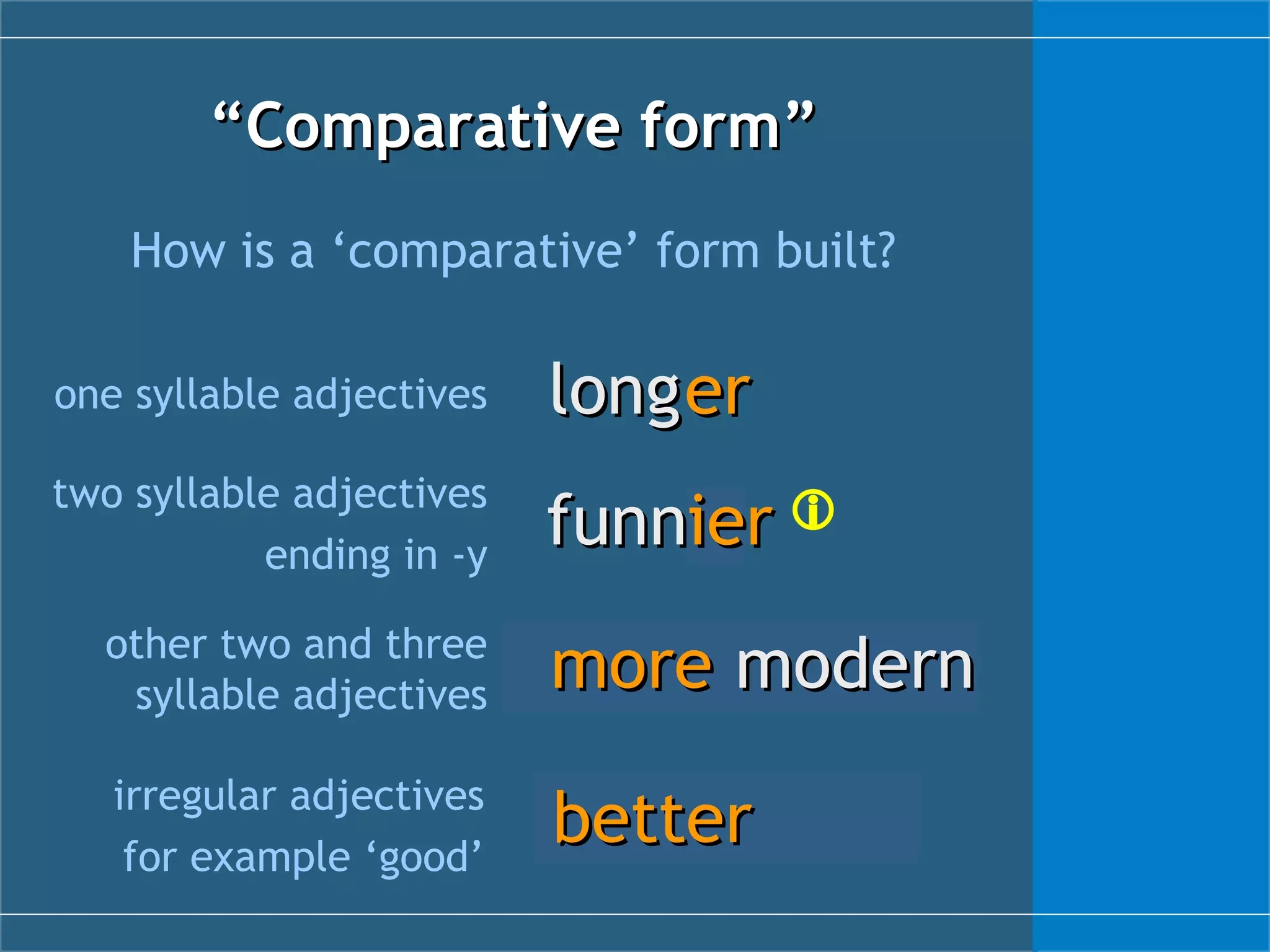 Comparativessuperlatives PPT Comparativessuperlatives PPT