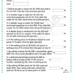Comparing Quantities Profit amp Loss Worksheet Live Worksheets Worksheets Library
