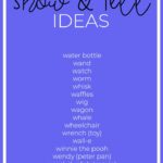 Complete List Of OVER 250 Show Tell Ideas A Z Steph Leighworthy