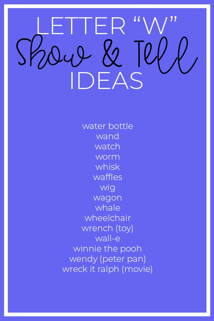 Complete List Of OVER 250 Show Tell Ideas A Z Steph Leighworthy