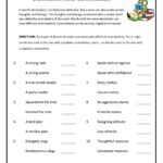 Connotation And Denotation Worksheet Live Worksheets Worksheets Library