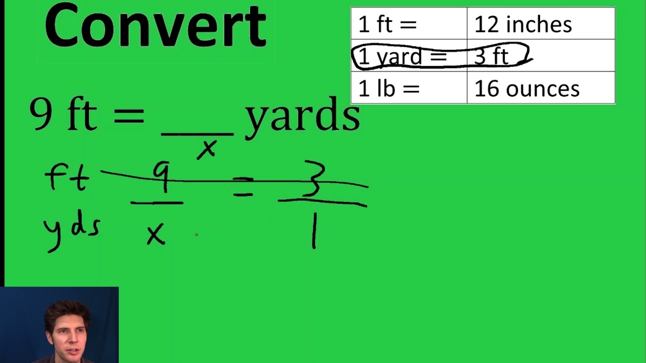 Convert Feet Into Yards YouTube