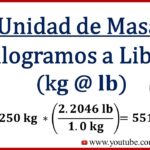 Convert From Kilograms To Pounds kg To Lbs YouTube