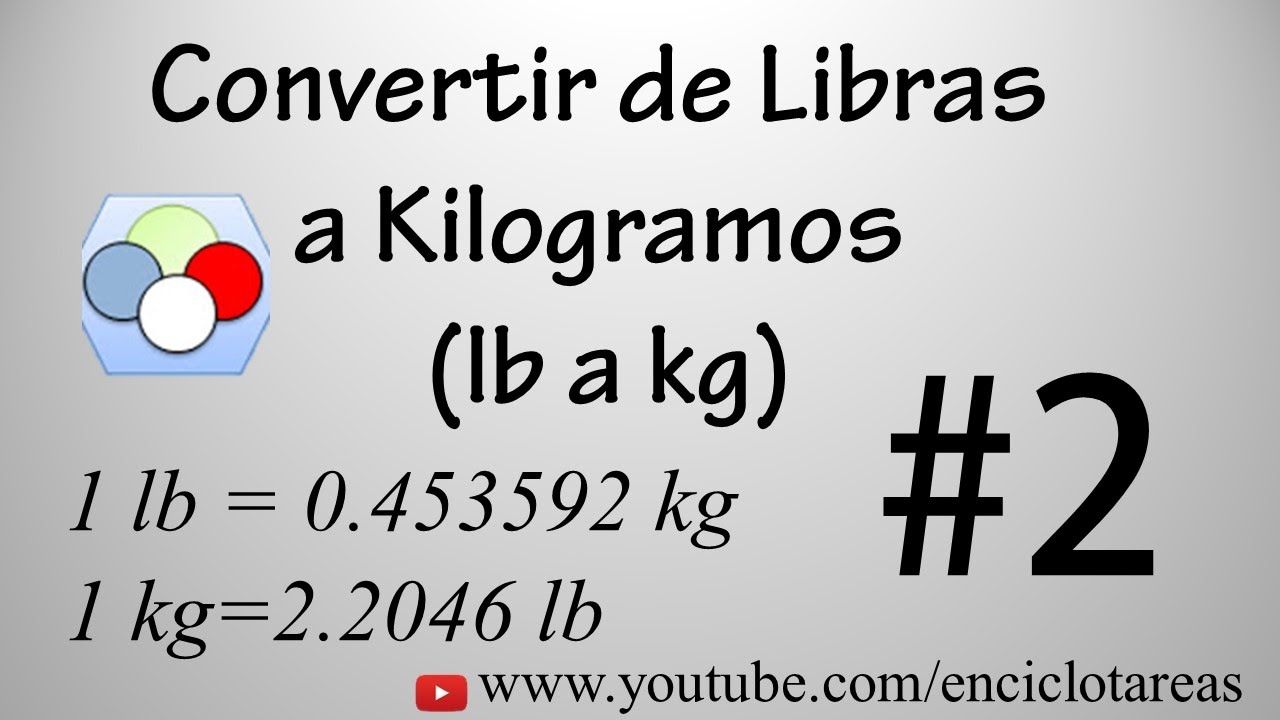 Convert From Pounds To Kilograms lb To Kg part No 2 YouTube