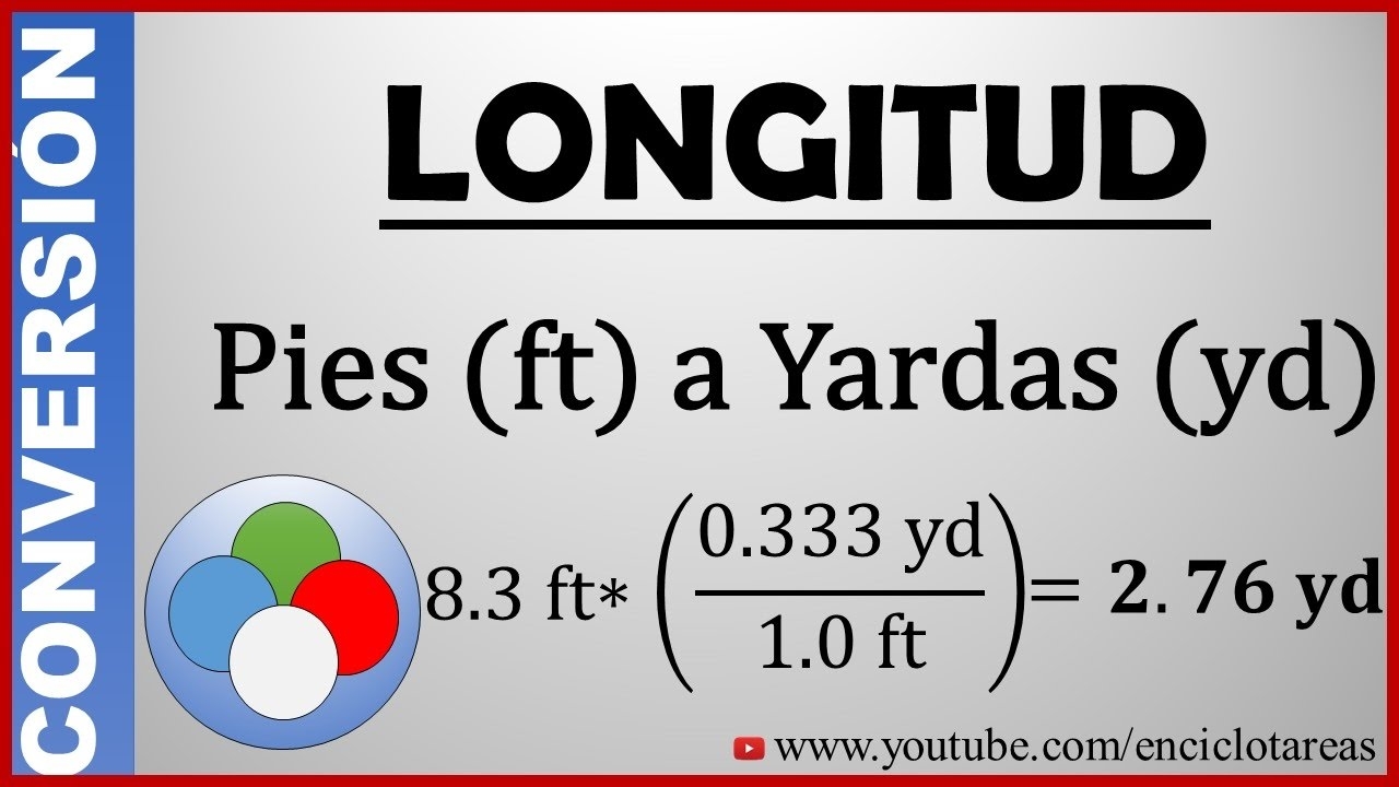 Convertir De Pies ft A Yardas yd ft A Yd M todo Facil YouTube Convertir De Pies ft A Yardas yd ft A Yd M todo Facil YouTube