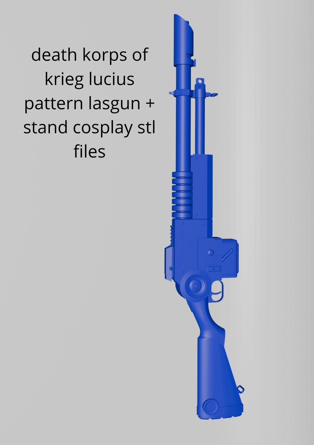 Cosplay Lucius Pattern Lasgun Stand Stl Files Etsy