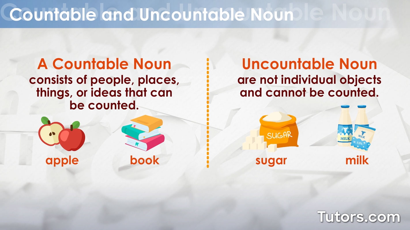 Countable And Uncountable Nouns Rules And Examples Countable And Uncountable Nouns Rules And Examples