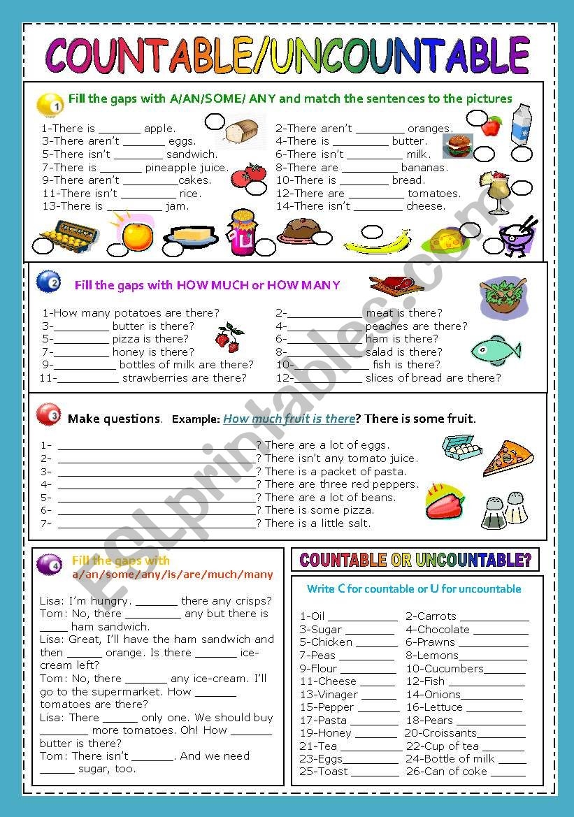 countable and uncountable nouns countable and uncountable nouns