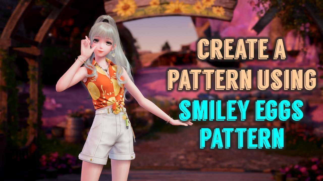 Create One Pattern With Smiley Eggs Infinity Nikki Journey Through Serenity Task YouTube