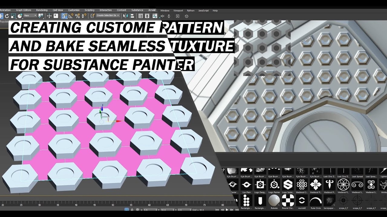 CREATING CUSTOME PATTERN And BAKE SEAMLESS TUXTURE FOR SUBSTANCE PAINTER YouTube CREATING CUSTOME PATTERN And BAKE SEAMLESS TUXTURE FOR SUBSTANCE PAINTER YouTube
