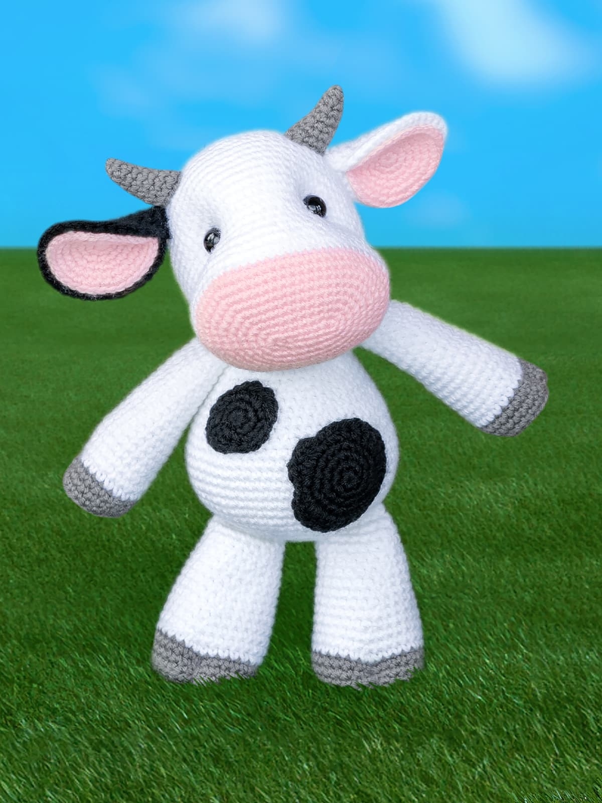 Crochet Cow FREE Pattern Jess Huff