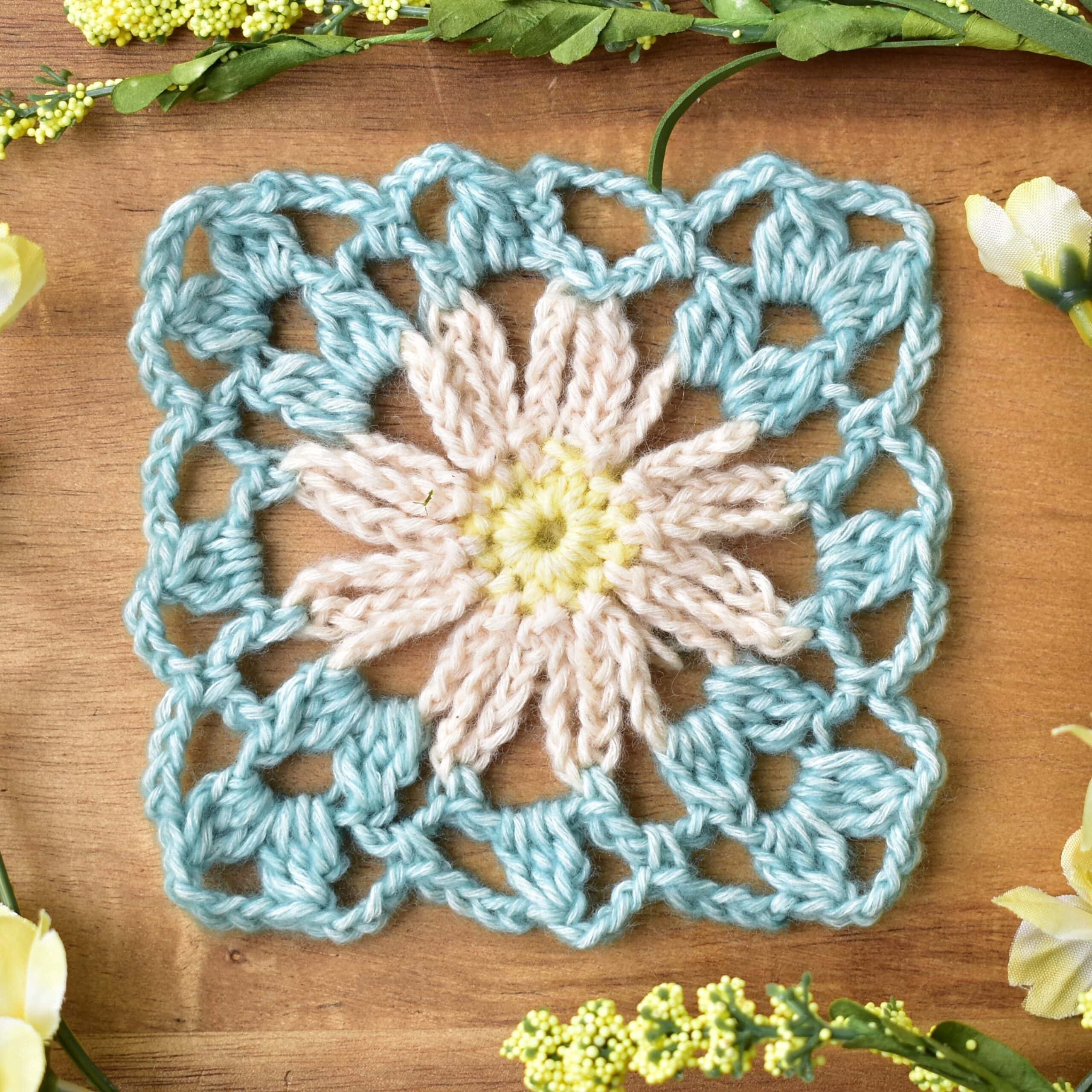daisy granny square pattern daisy granny square pattern
