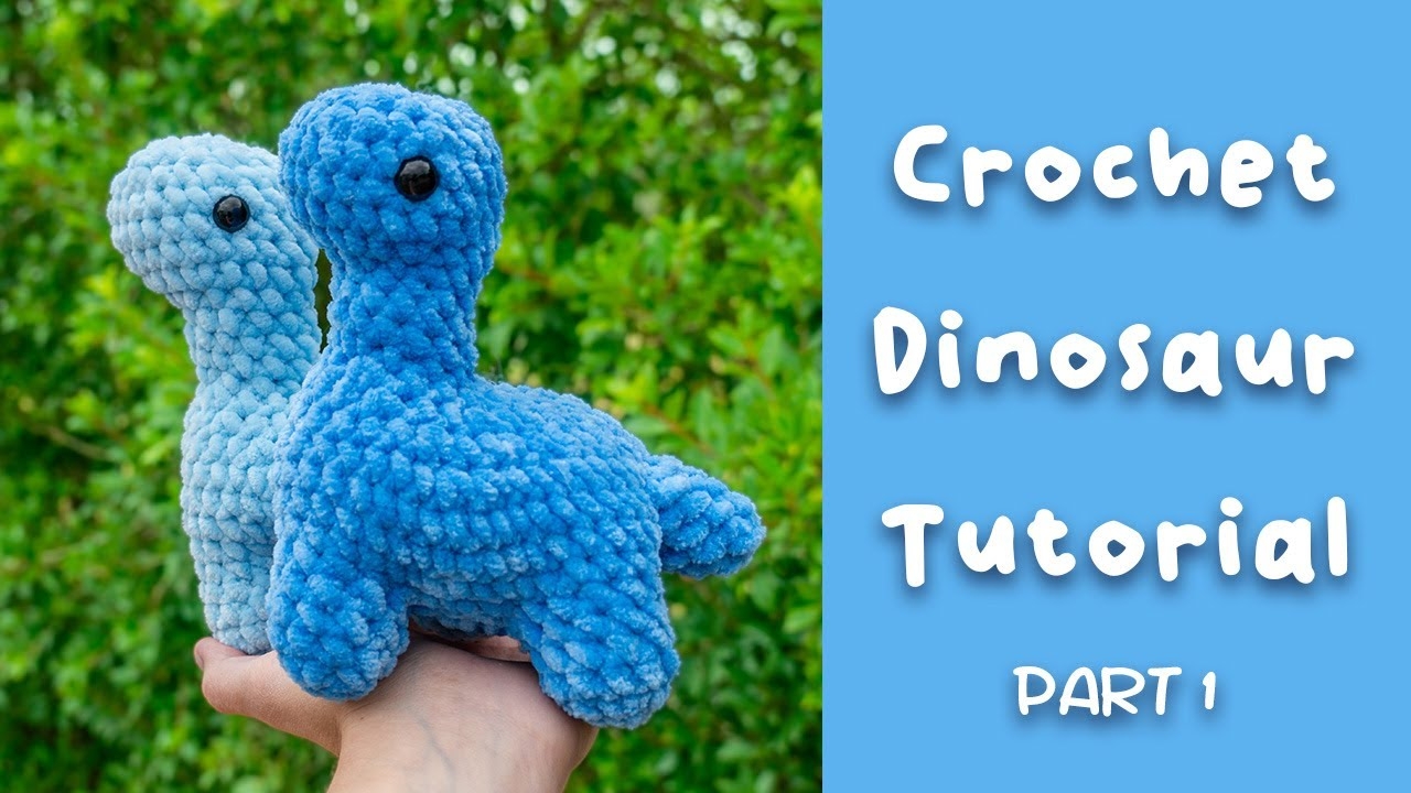 Crochet Dinosaur Tutorial Free Brontosaurus Crochet Pattern Part 1 YouTube