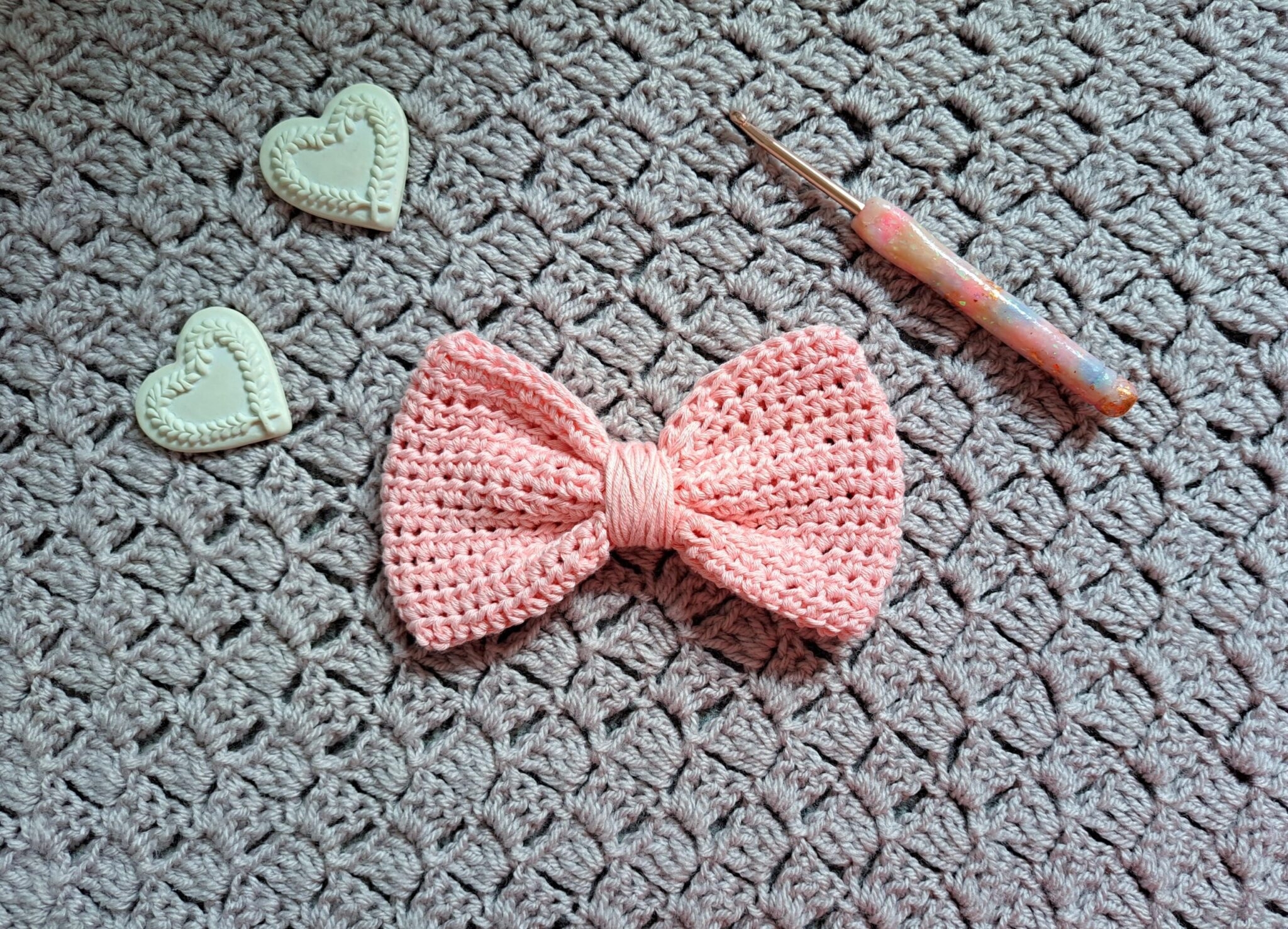 Crochet Feminine Bow Free Pattern Crochet Feminine Bow Free Pattern