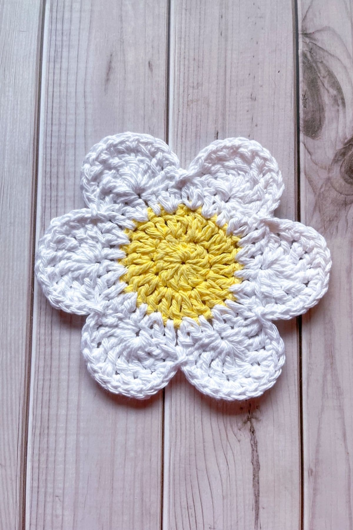 Crochet Flower Coaster Pattern With 6 Petals Thecaffeinatedsnail Crochet Flower Coaster Pattern With 6 Petals Thecaffeinatedsnail