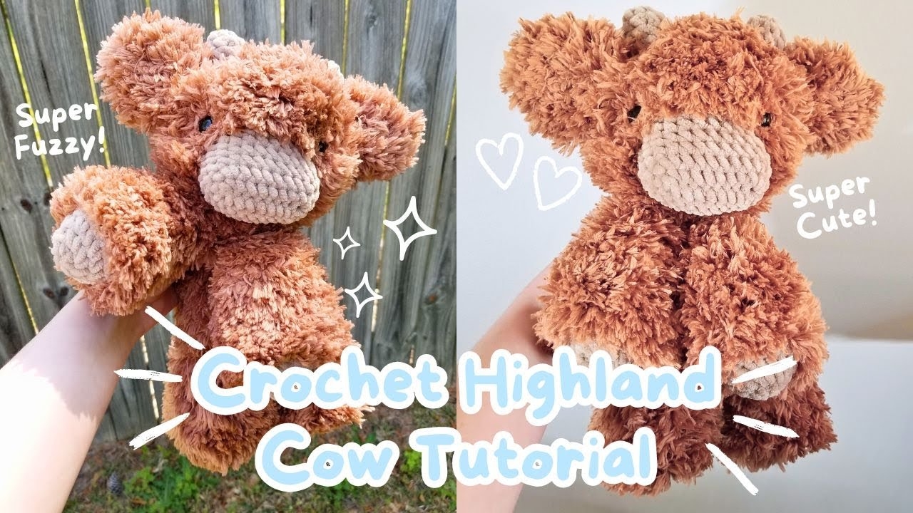 Crochet Highland Cow Tutorial YouTube