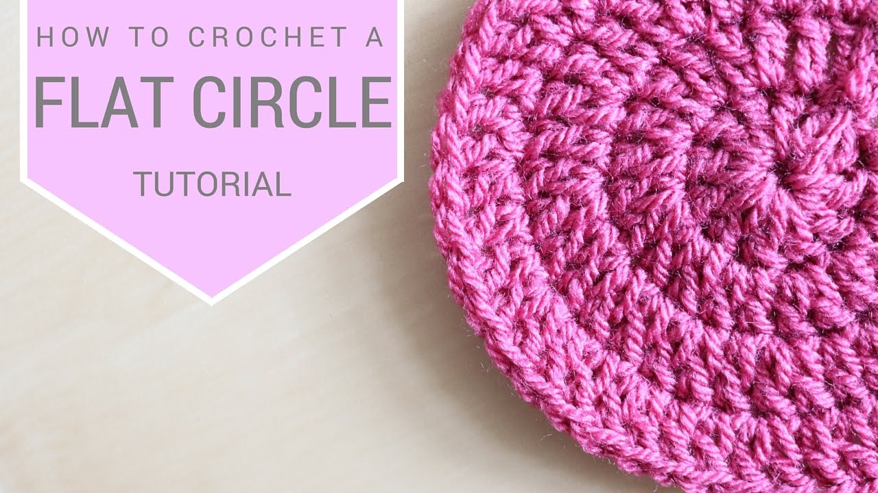 CROCHET How To Crochet A Flat Circle Bella Coco YouTube