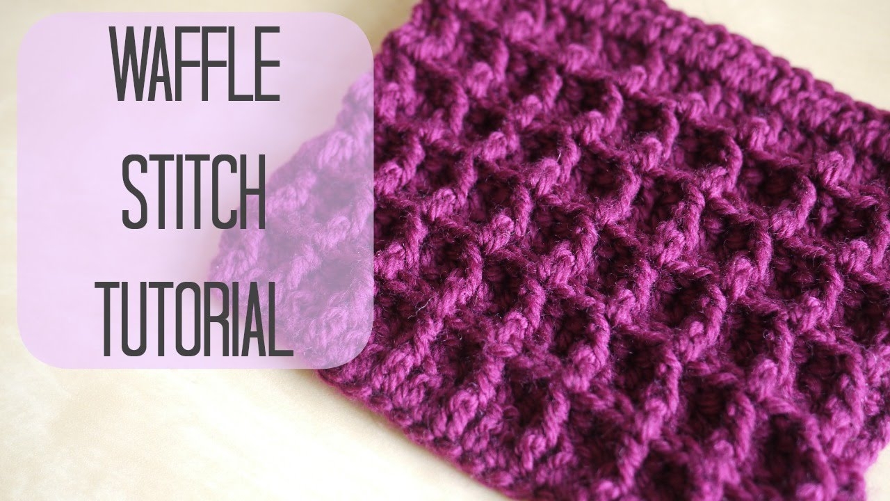 CROCHET How To Crochet The Waffle Stitch Bella Coco YouTube