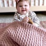 Crochet Modern Mini Weave Baby Blanket Daisy Farm Crafts