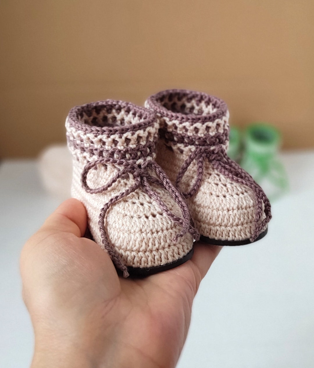 Crochet Pattern Baby Booties Shoes 3 Sizes 0 12 Months Included Instant PDF Download Newborn Boots Pattern DIY Booties Baby Shower Etsy