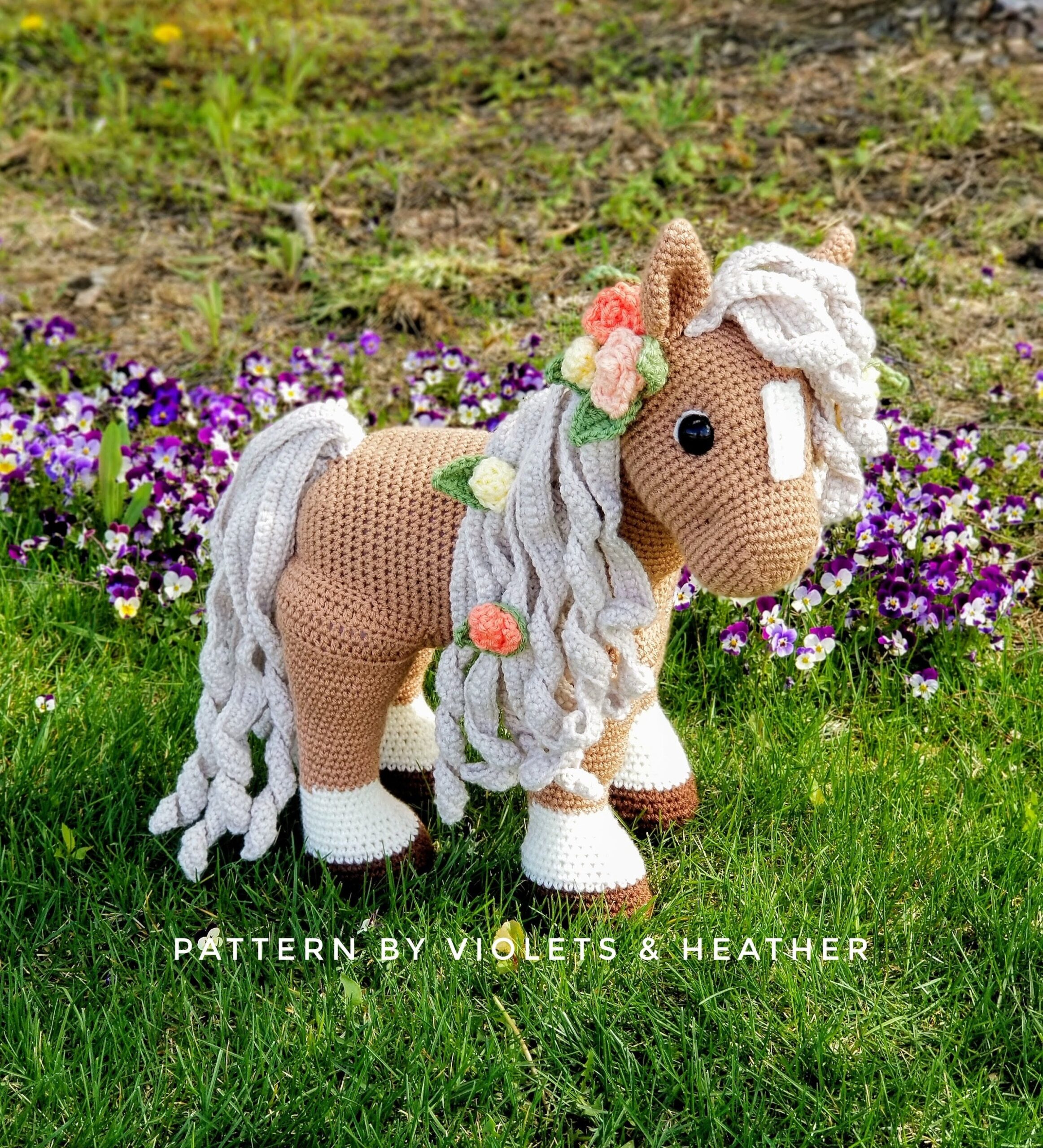 free crochet horse pattern