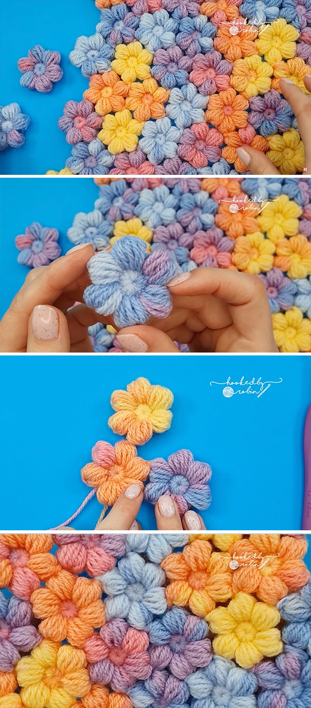 Crochet Puff Little Flowers A Guide Of Cute Crafting CrochetBeja