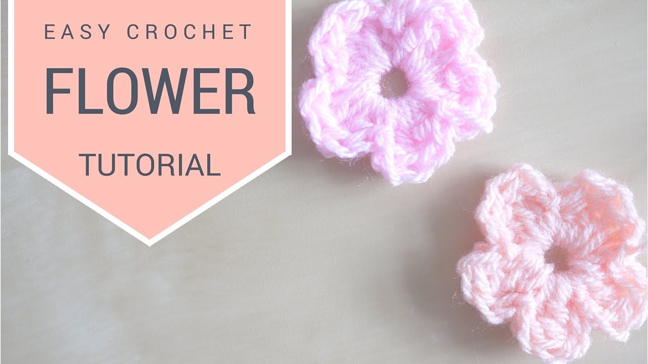CROCHET Simple Flower Tutorial Bella Coco YouTube CROCHET Simple Flower Tutorial Bella Coco YouTube