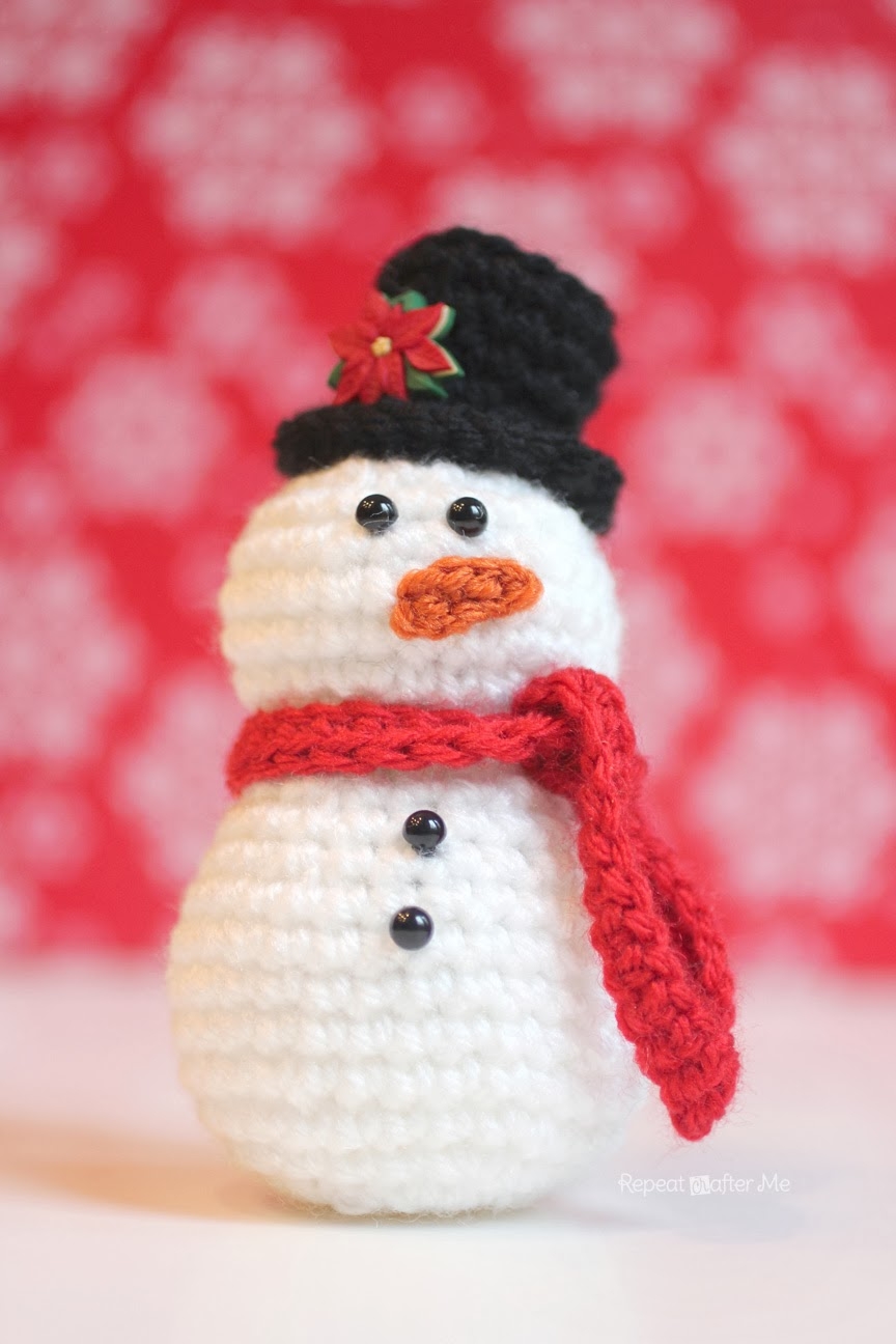 Crochet Snowman Pattern Repeat Crafter Me Crochet Snowman Pattern Repeat Crafter Me