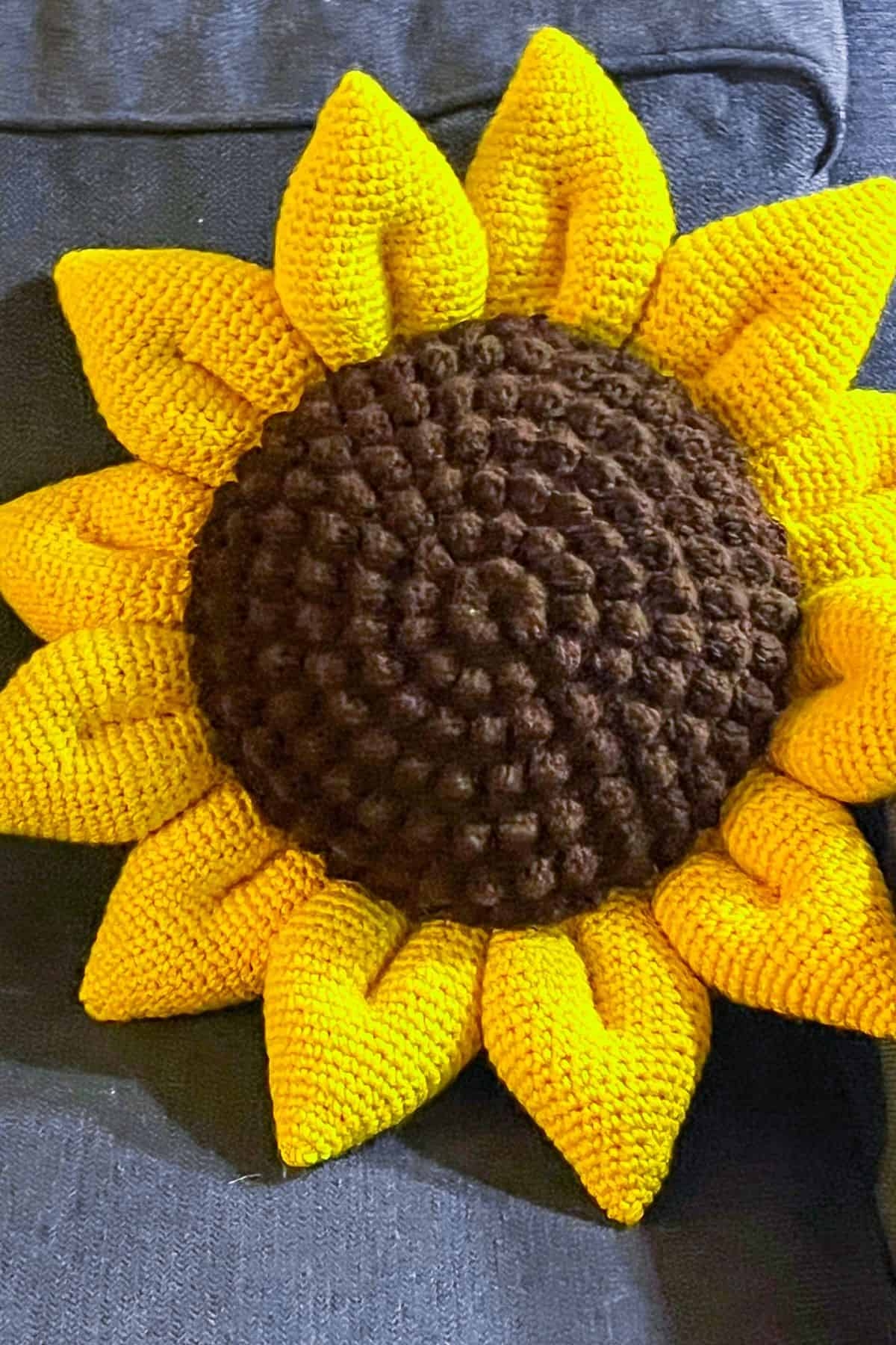 free crochet sunflower pattern