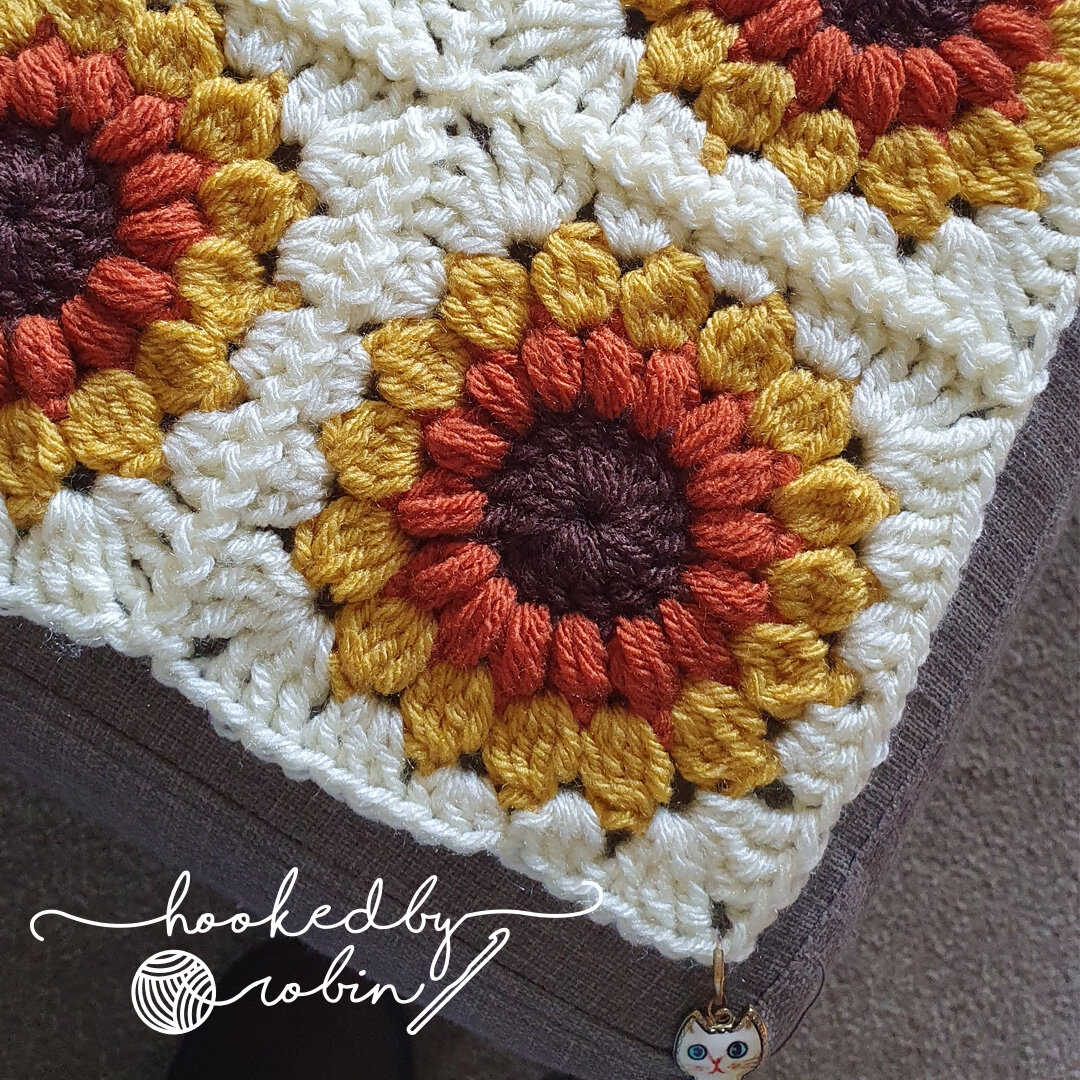 sunflower granny square pattern sunflower granny square pattern