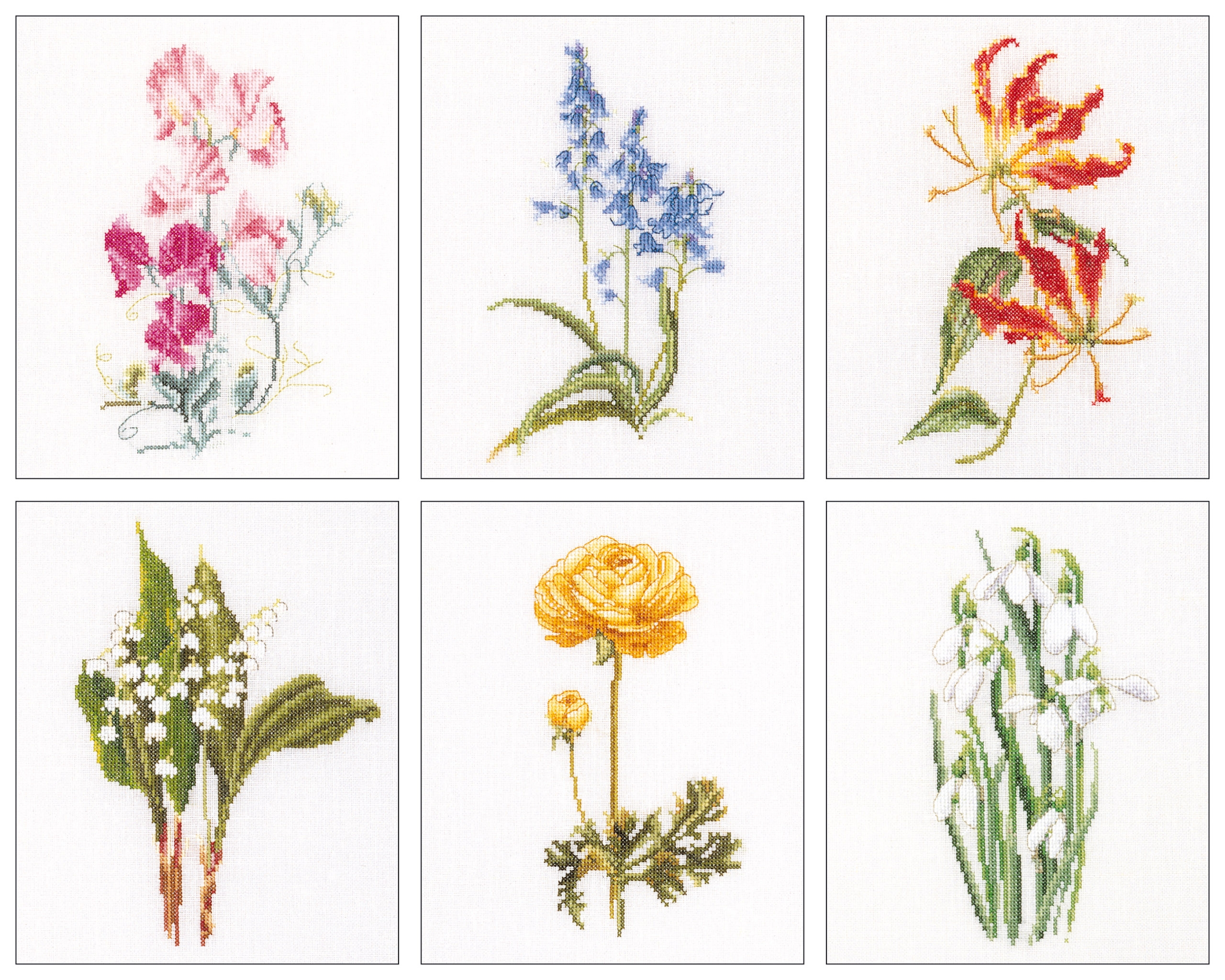 flower counted cross stitch patterns