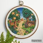 Cross Stitch Pattern Summer In The Valley Instant Digital PDF Download Etsy