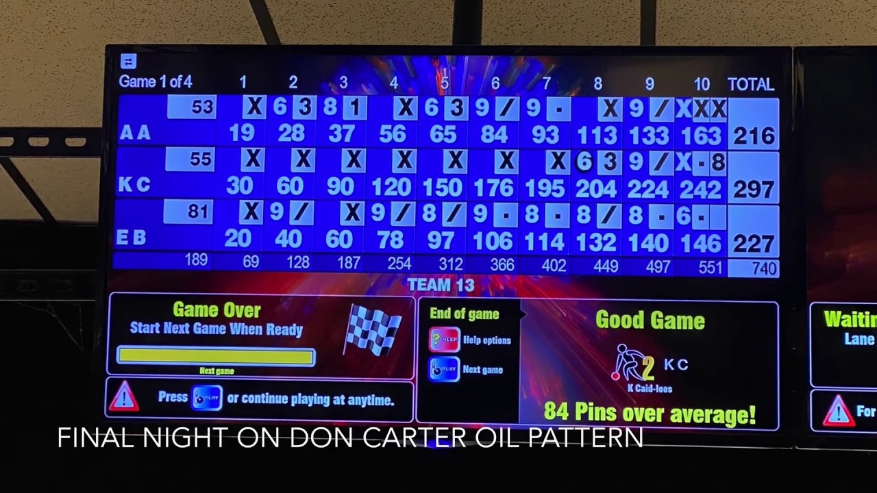 CRUSHING IT Don Carter 39 Ft 6 30 20 Two Handed Bowling YouTube