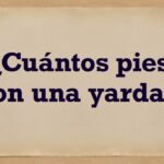 Cu ntos PIES Son Una YARDA YouTube