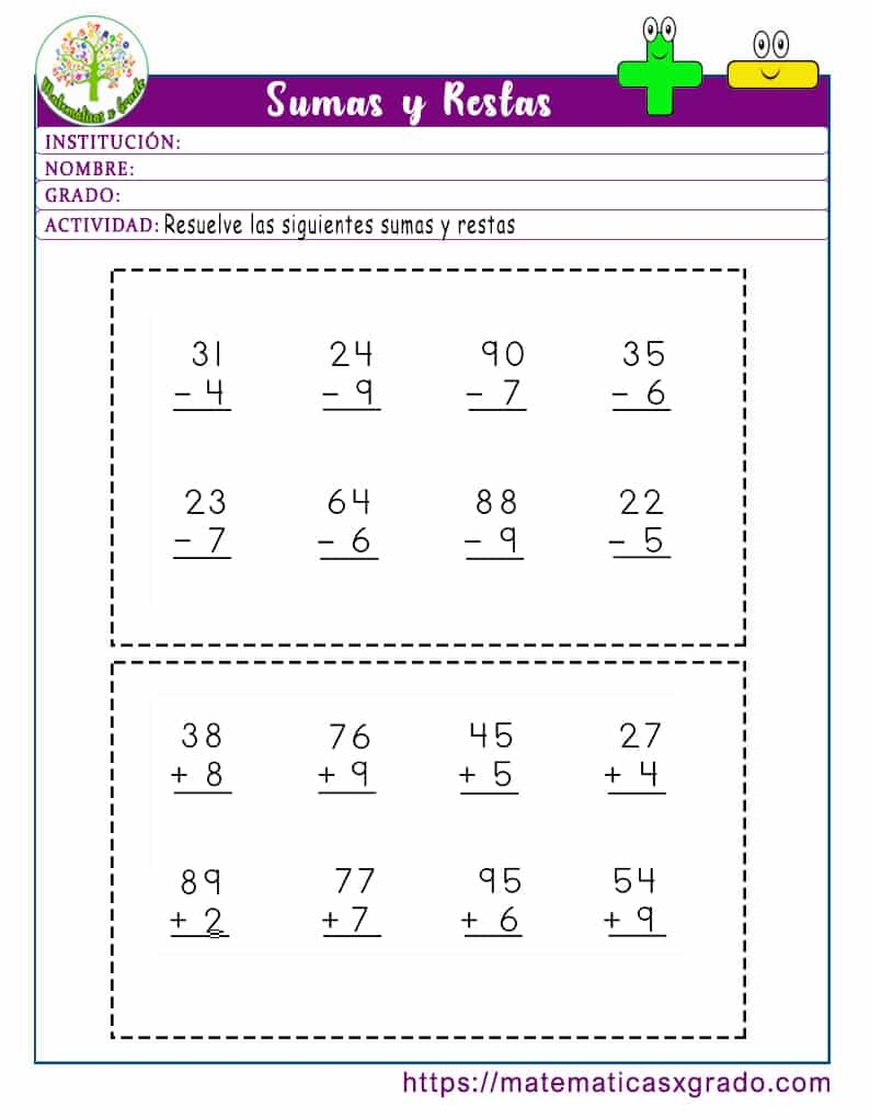 Cuadernillo De Sumas Y Restas Skill Builders 1er Grado Suma Y Resta Plan De Estudios De En Venta En Ejercicios Sumas Y Restas Primer Grado