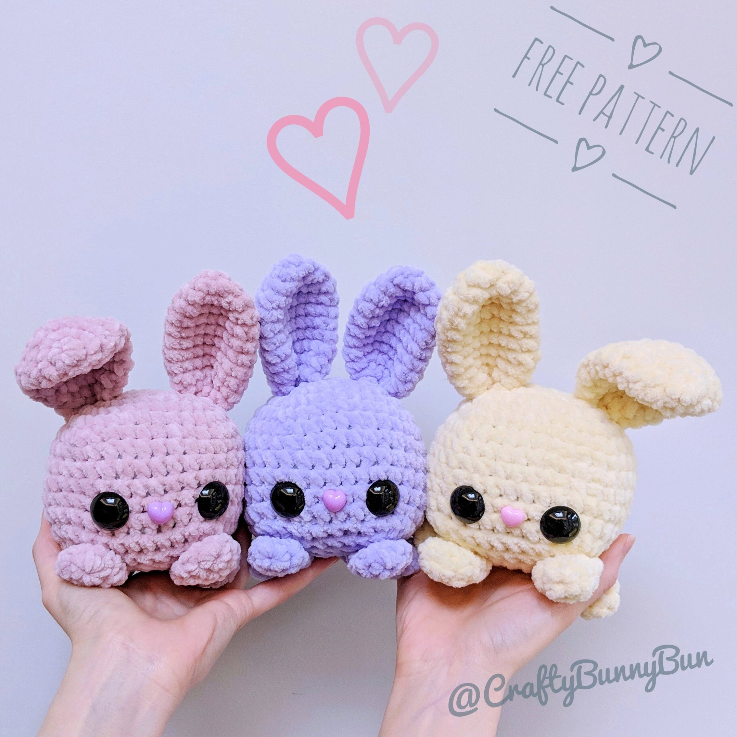 Cube Bunny Rabbit Amigurumi Pattern