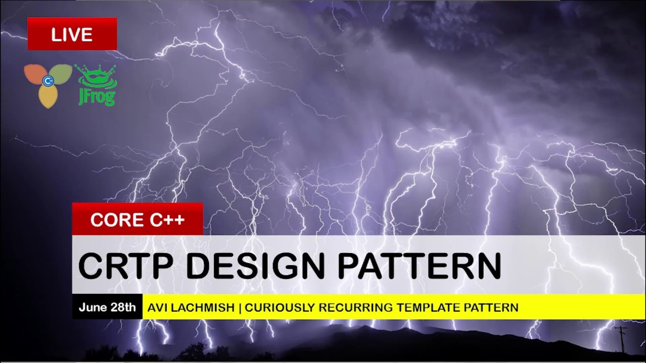 Curiously Recurring Template Pattern CRTP YouTube