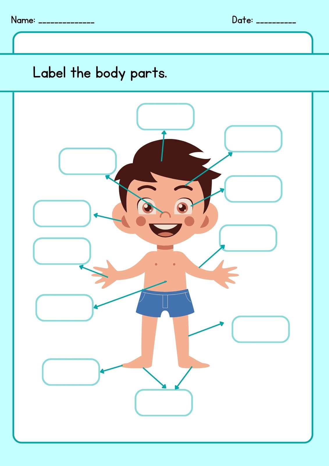 Customize 71 Body Parts Worksheets Templates Online Canva Customize 71 Body Parts Worksheets Templates Online Canva