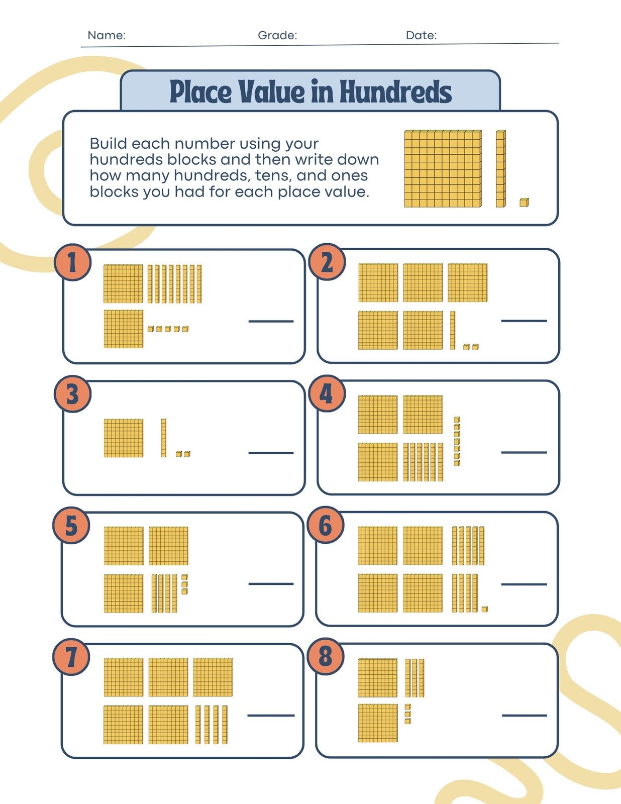 Customize 83 Place Value Worksheets Templates Online Canva Customize 83 Place Value Worksheets Templates Online Canva