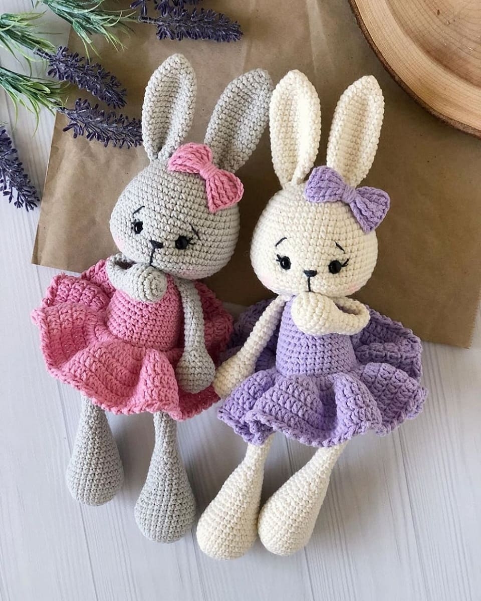 Cute Bunny Amigurumi In Dress Crochet Free Pattern Amigurumi Cute Bunny Amigurumi In Dress Crochet Free Pattern Amigurumi