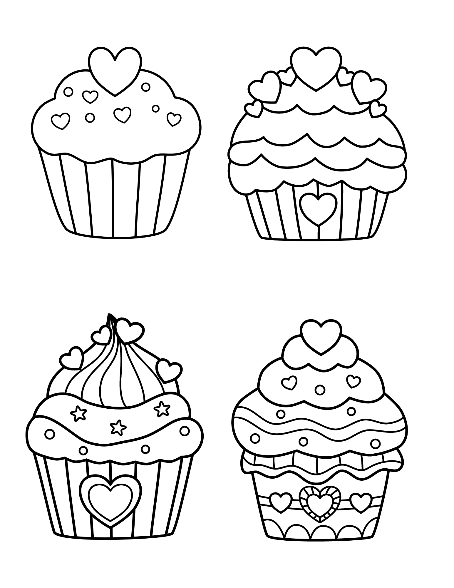 coloring pages of cupcakes coloring pages of cupcakes