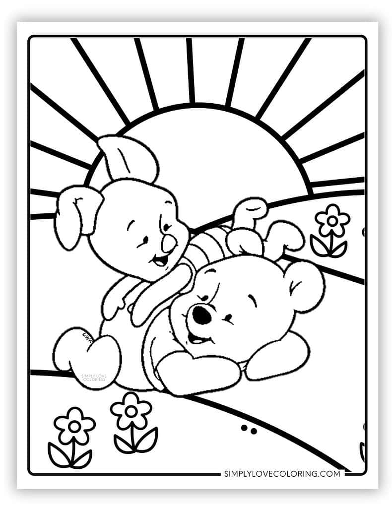 Cute Disney Coloring Pages Free PDF Printables Simply Love Coloring