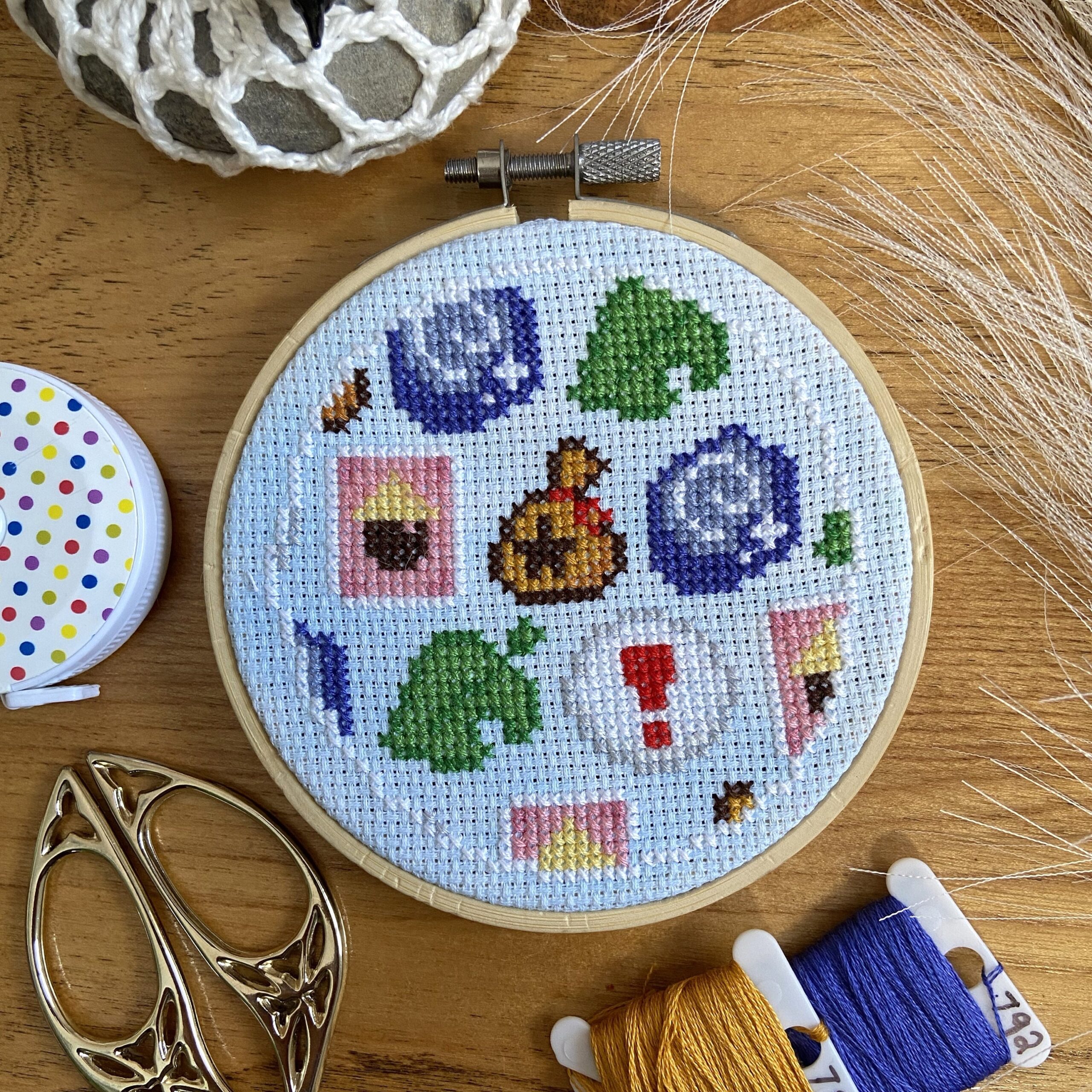 Cute Item Sampler Cross Stitch Pattern PDF Etsy