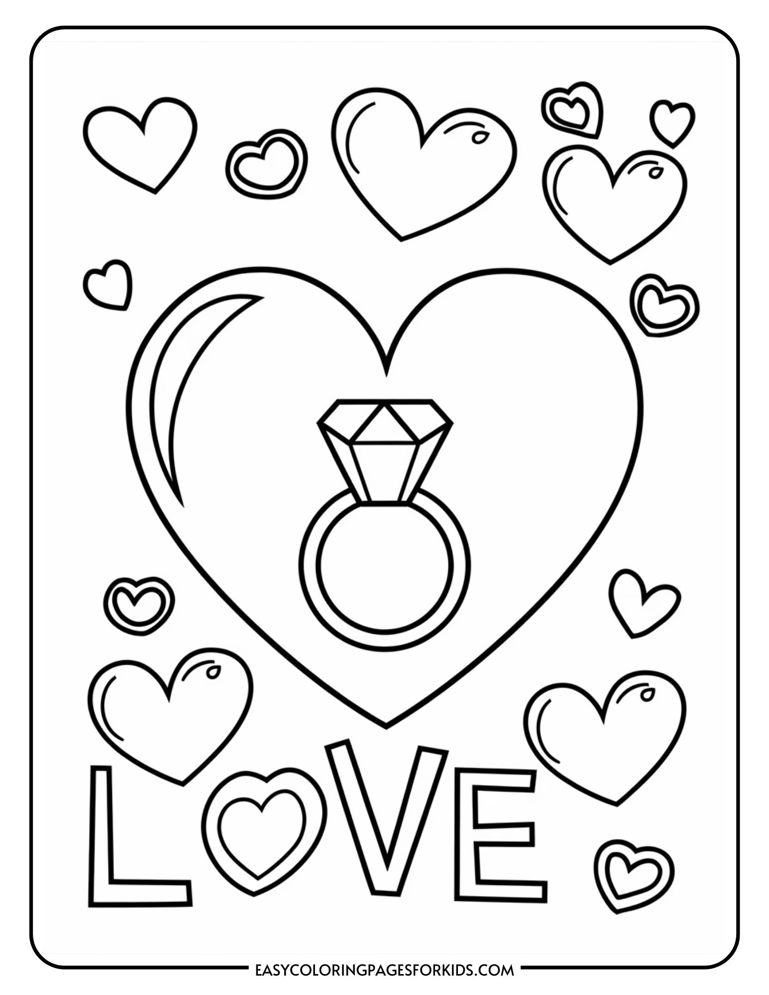 Cute Love Coloring Pages 9 Free Printable Pages Easy Coloring Pages For Kids Cute Love Coloring Pages 9 Free Printable Pages Easy Coloring Pages For Kids