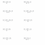 Division Of Polynomials Math Worksheets Math Practice For Kids Worksheets Library
