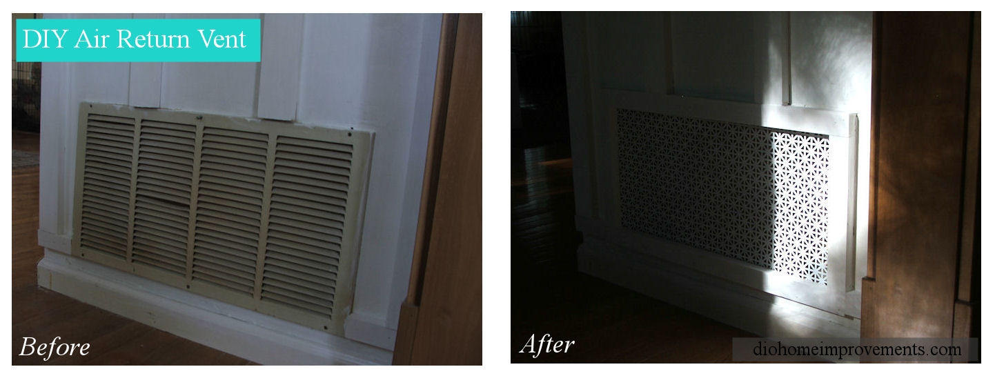 DIY Air Return Vent DIO Home Improvements